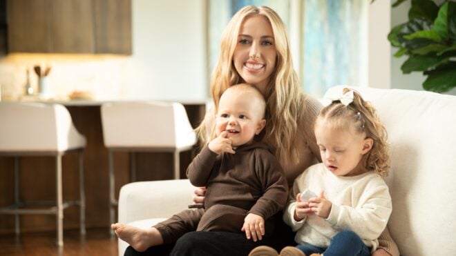 Brittany Mahomes and her children