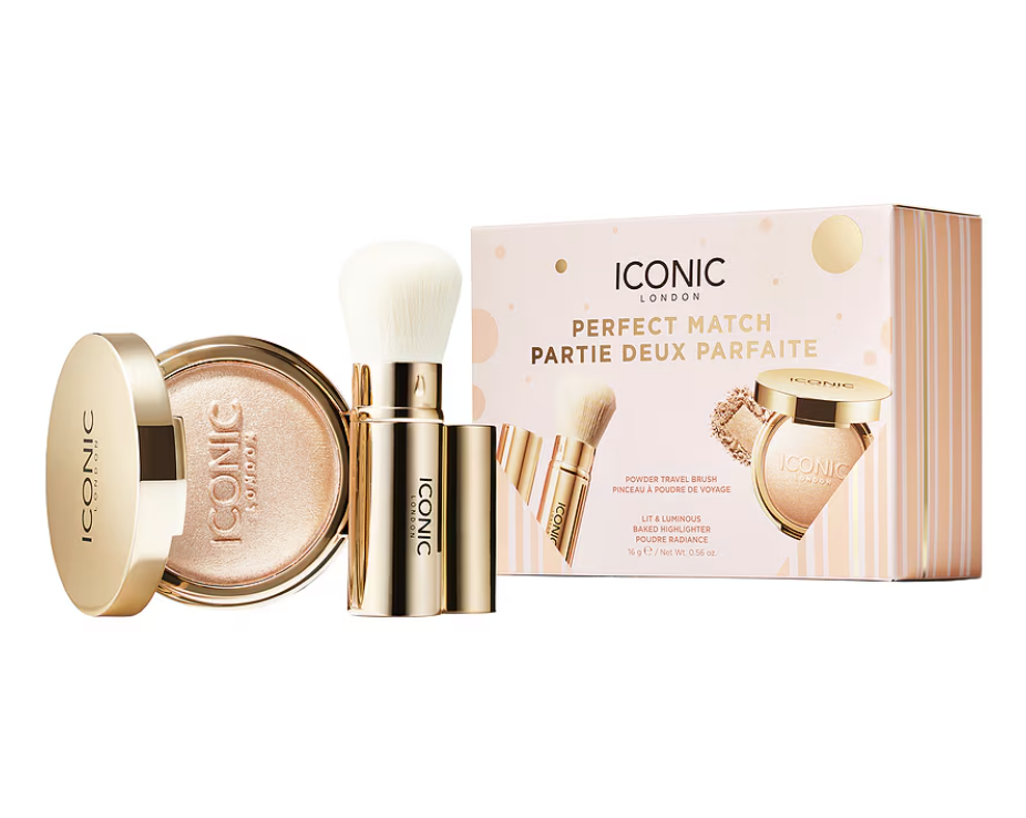 iconic london highlighter and brush